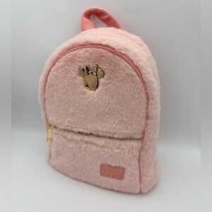 Pink Disney Mini Mouse Faux Fur Mini Backpack